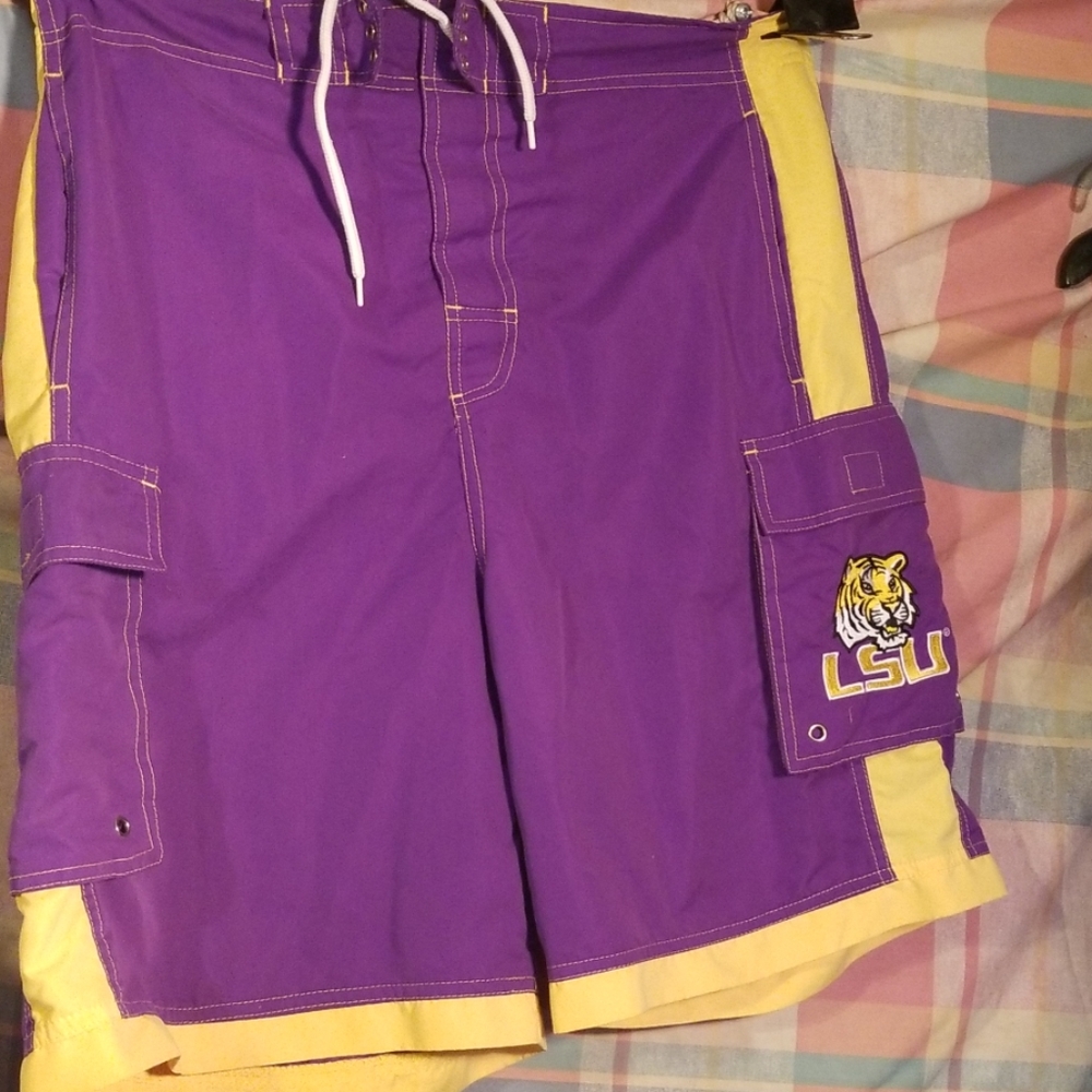 9# LSU swimming shorts